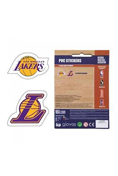 BMU Σετ Αυτοκόλλητων  "Back Me Up " 2 Τεμάχια PVC Λογότυπο NBA Λος Άντζελες Λ...