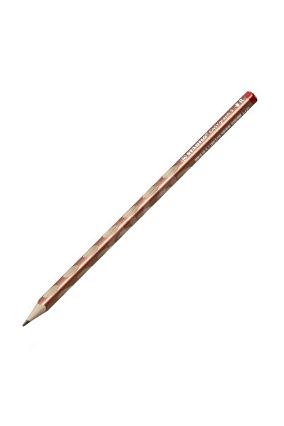 Stabilo Μολύβι Easygraph Hb για Δεξιόχειρες Μεταλλικό Μπρονζέ