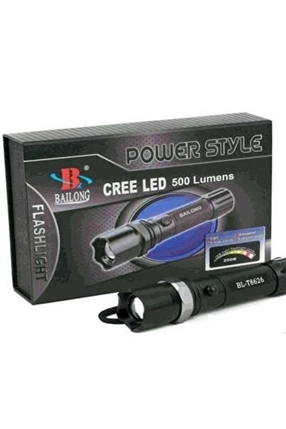 OEM Επαναφορτιζόμενος Φακός Led Cree 3w Zoom