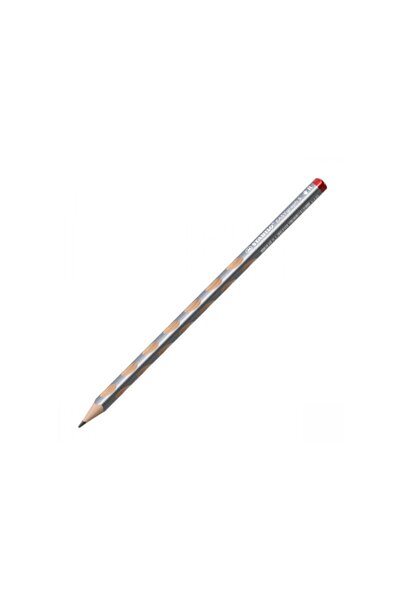 Stabilo Μολύβι Easygraph Hb για Δεξιόχειρες Μεταλλικό Ασημί