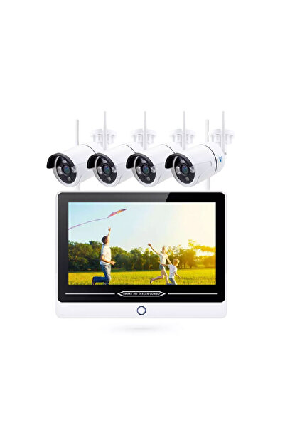 NO BRAND Έξυπνο κιτ κάμερας PST-7204-PN 4 κάμερες 2.0Mp Full HD Οθόνη Wi-Fi T...