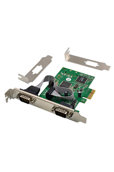 POWERTECH Κάρτα επέκτασης PCIe σε 2x σειριακές θύρες ST349 921.6Kbps SB16C105...