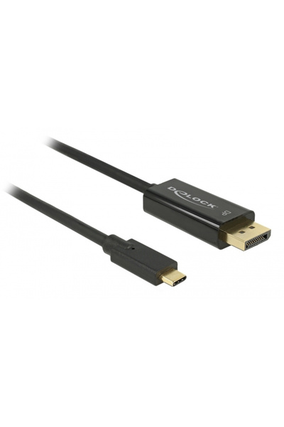 DELOCK Καλώδιο USB-C σε DisplayPort 85255 DP Alt Mode 4K 1μ μαύρο