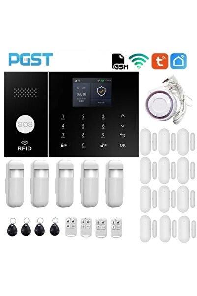 PGST PG-108-K Ασύρματο Σύστημα Συναγερμού (Wi-Fi / GSM) – Ελληνική Γλώσσα
