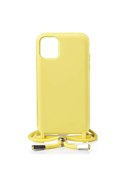 OEM Θήκη Σιλικόνης με Κορδόνι για το Iphone 7/8/SE (Κίτρινο)