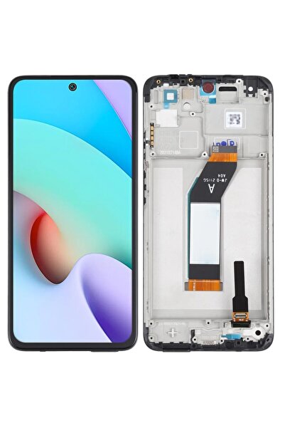 Tradebit Display pentru Xiaomi Redmi 10, IPS, cu ramă, Negru, LCD, Ecran tactil