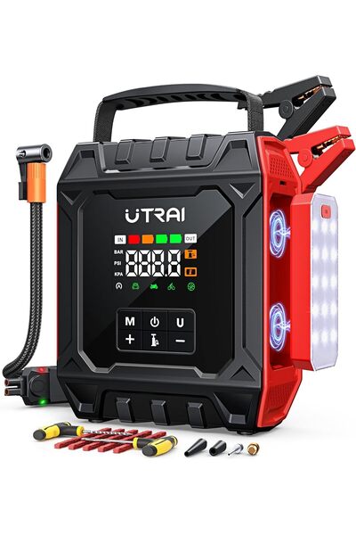 UTRAI JS-50 Επαγγελματικός Εκκινητής Μπαταρίας 8000Α 12V για Βενζινοκίνητα & ...