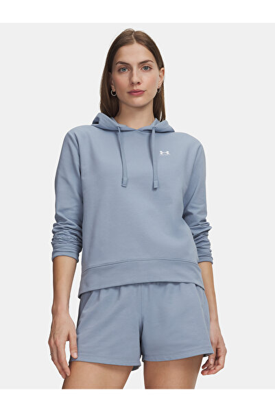 Under Armour Hanorac sport din terry - Bluză de trening pentru femei, Albastru