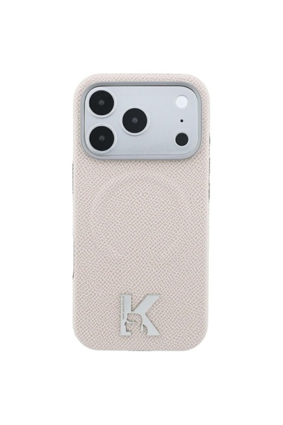 Karl Lagerfeld Husă MagSafe Kameo cu textură în relief pentru iPhone 18/17 Pr...