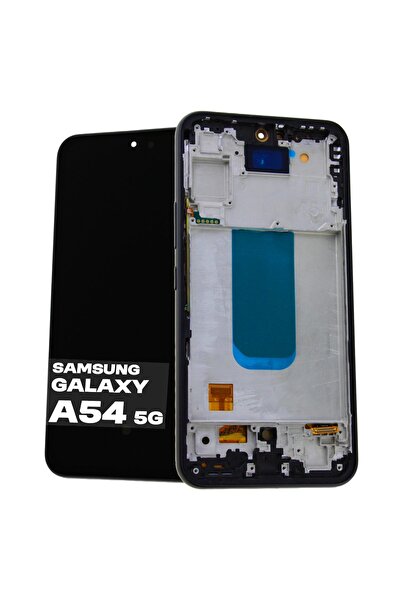 Tradebit Ecran tactil LCD pentru Samsung Galaxy A54 5G OLED cu ramă neagră