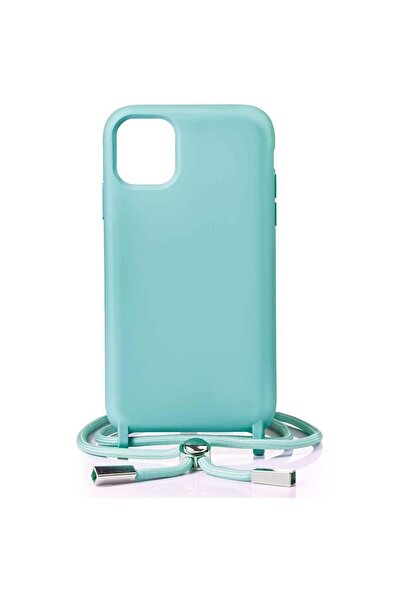 OEM Θήκη Σιλικόνης με Κορδόνι για το Iphone 11 Pro Max (Τιρκουάζ)