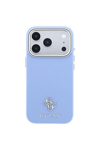 Guess Husă MagSafe Saffiano Mică 4G cu Logo Clasic pentru iPhone 18/17 Pro Ma...
