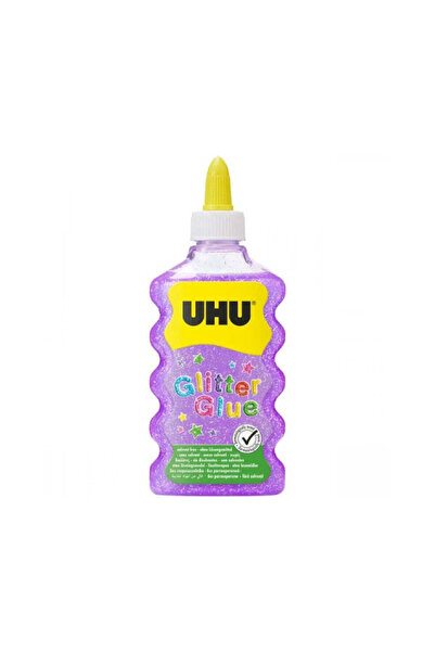 Uhu Κόλλα με γκλίτερ Μωβ 177 ml