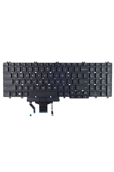 Tradebit Tastatură QWERTY US cu iluminare de fundal LED și trackpoint pentru ...