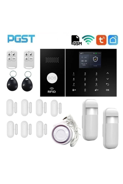 PGST PG-108-E Ασύρματο Σύστημα Συναγερμού (Wi-Fi / GSM) – Υποστήριξη Ελληνική...