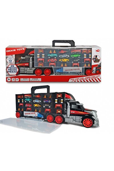 Dickie Toys Dickie City 2 în 1 camion+valiză+mașină+accesorii 374-902