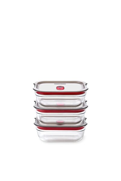 Black Blum Black + Blum Stack+Nest set de 3 recipiente de sticlă XS