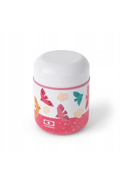 Monbento Termosuri pentru prânz pentru copii Capsulă 280 ml Păsări