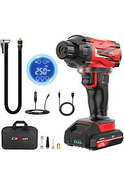 OEM Τρόμπα Αέρος με ψηφιακή ένδειξη και φακό- Air Pump C1811 CARSUN