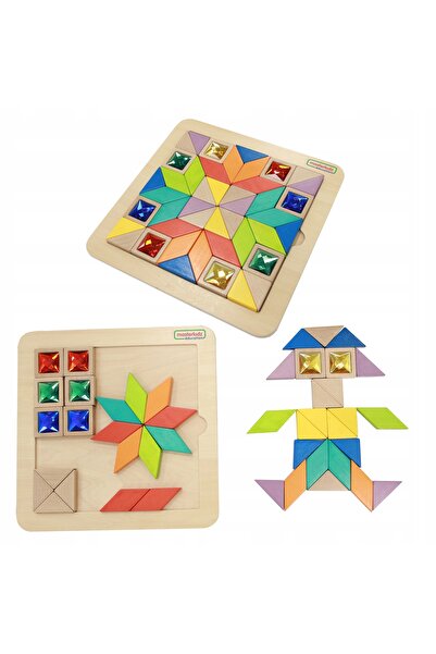 Masterkidz Puzzle Mozaic Învățare Culori și Ks