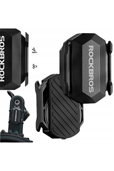 ROCKBROS Senzor de viteză sau cadență 2-în-1 pentru bicicletă ANT+ Bluetooth ...
