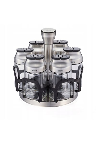 GEFU Set Kippo de 6 recipiente pentru condimente Kippo