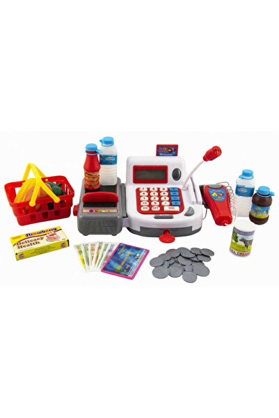 TEDDIES Casă de marcat digitală Bear cu accesorii