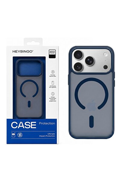 HEYBİNGO Husă X-Man pentru iPhone 17 Pro, Albastru, MagSafe, Subțire, Reziste...