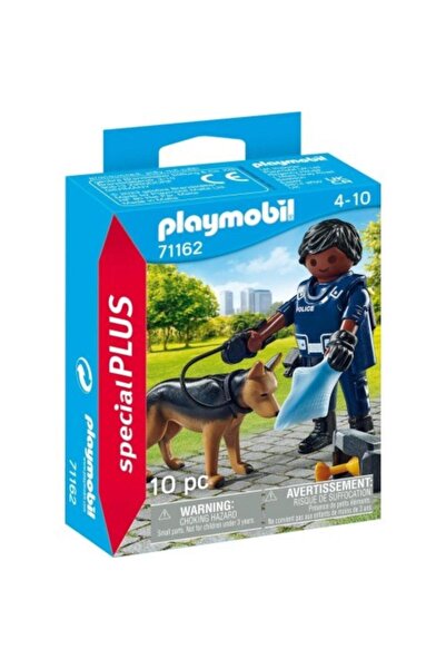 Playmobil 71162 Ειδικός Αστυνομικός Πλας με Σκύλο Ανιχνευτή