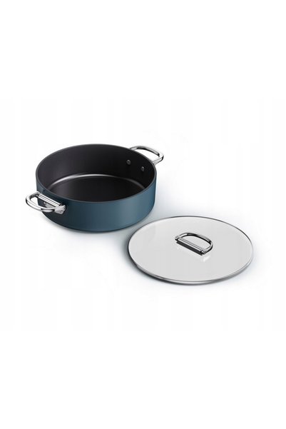 Joseph Joseph JJ-Garnek jos, 28cm, cu raft mânere+husă Spațiu