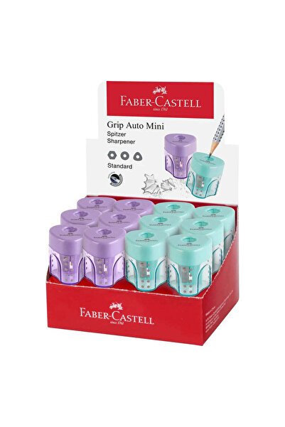 Faber Castell Faber-Castell Grip Μίνι Ξύστρα Μολυβιών Κυλινδρικού Σχήματος 2 ...