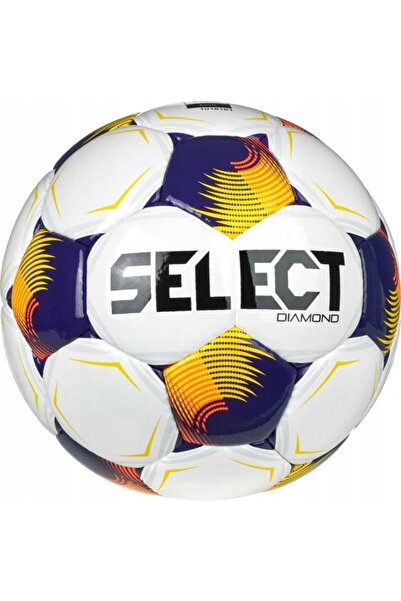 SELECT Minge de fotbal FB Diamond alb-portocaliu mărime 5