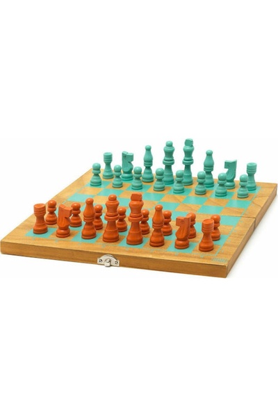 Legami Milano 2-in-1 Chess & Draughts Σκάκι από Ξύλο με Πιόνια