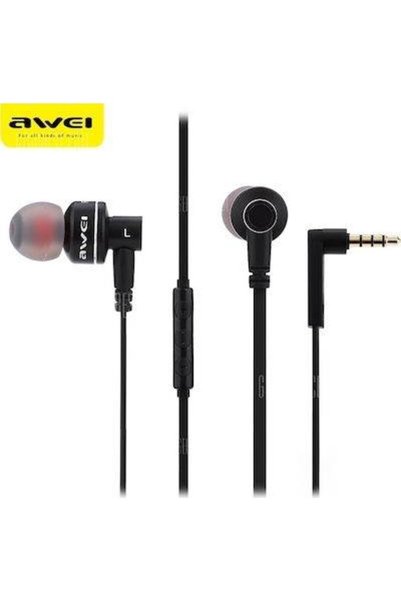 AWEI ES10TY In-ear Handsfree με Βύσμα 3.5mm Μαύρο