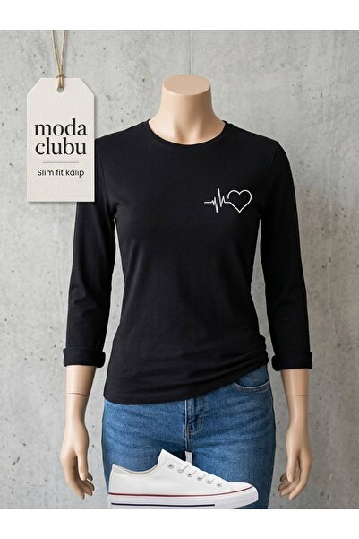 Moda Clubu Women's Long Sleeve Top T-Shirt