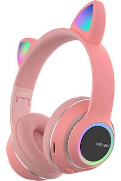 OEM Ασύρματα/Ενσύρματα Over Ear ΑκουστικάL 450 Ροζ