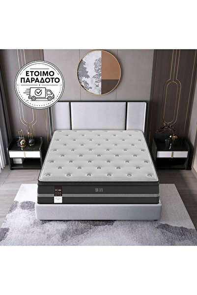 Beauty Home Μονό Στρώμα Πεντικ 90x200x32.5 Γκρι, Ανθρακί