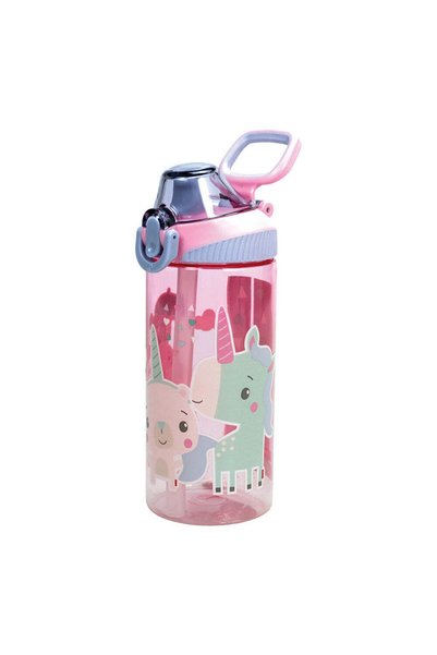 GİM Μπουκάλι Τριτάν με καλαμάκι 450 ml Μονόκερος Fisher Price