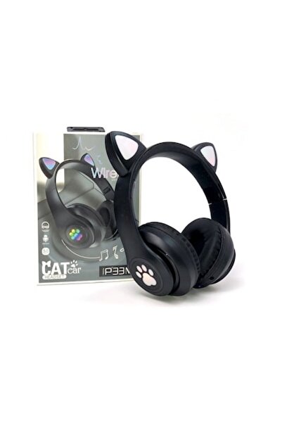 OEM Ασύρματα Ακουστικά - Cat Headphones - P33m - 700335 - Black