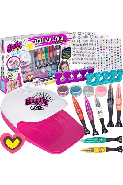 MalPlay ND21_108510 Set de pixuri pentru nail art