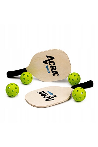 ACRA Set de palete de pickleball Acra, 2 palete și 4 mingi