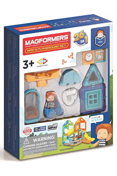 Magformers Plăci magnetice 705008 Jucărie magnetică, Albastru, 28.7 x 6.5 x 24.7