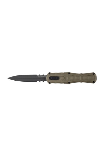 BENCHMADE CUȚIT AUTOMAT OTF Claymore 3370SGY-1 tactic oțel D2