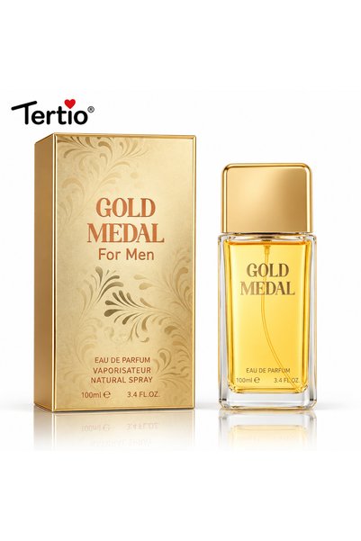 Tertio Apă de parfum pentru bărbați, Parfum bărbătesc Gold Medal, EDP, 100 ml...