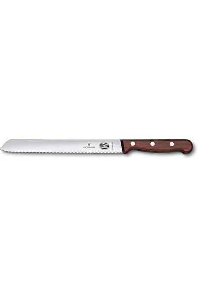 Victorinox Cuțit de pâine din lemn de 21 cm - lamă zimțată, lemn de arțar