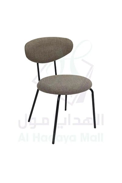 Al Hadaya Mall كرسي فردي أنيق بقاعدة دائرية - بني - 77x48x48 سم