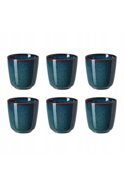 IKEA Cana GLADELIG, albastru, piatră, Set de 6, 300 ml