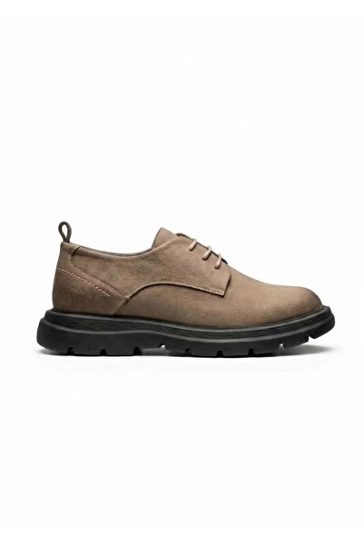 Tuna Genuine Nubuck Leather Mink Men's Casual Shoes - 2300