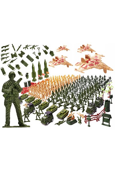 Ikonka KX6188 Set de figurine soldați bază militară 3