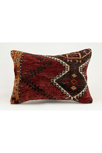 Kilim Whole Sale غطاء وسادة مصنوع يدويًا من السجاد القديم، صوف، 40x60 سم